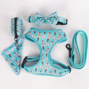 OKEYPETS Pet Supplies Safety Strong Adjustable Collar Dog Harness Custom Pattern Design...