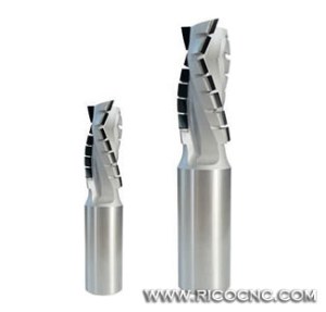 CNC diamant polycristallin (PCD) Tipped Main droite Rotation Router Bits