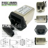 PE8100-1-01 1A 120V/250V electrical line electromagnetic filter for computer