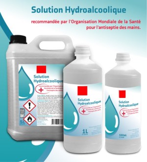 SOLUTION HYDRO-ALCOOLIQUE