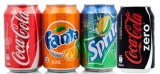 Coca cola, Fanta, Sprite 0,33l