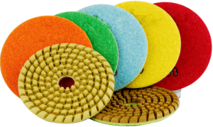 RAIZI HiCon™ 4 InchDry Concrete floor Polishing/sanding/honing pads