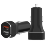 30W dual usb qc3.0 quick car charger