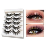 3D & 6D Long Thicken Curl False 5 Pairs Eyelashes