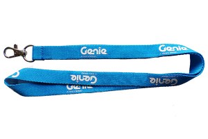 Offset print lanyard