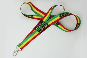 Screen print lanyard