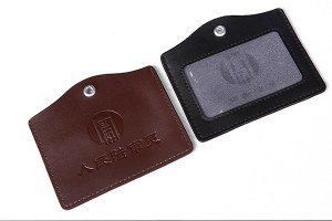 Genuine leather card holder