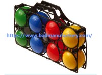 Fournir des boules de pétanque en plastique boule de boccia boule d'eau pour le jeu de piscine d'été