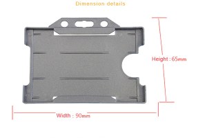 SW-412a Hard plastic card holder