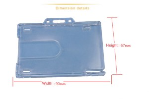 SW-416 Hard plastic card holder