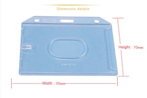 SW-420 Hard plastic card holder