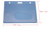 Hard plastic card holder