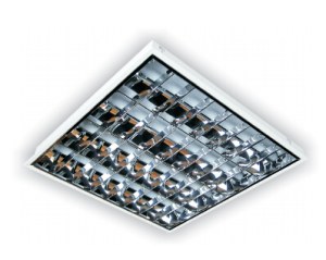 GRILL LIGHT T8 RECESSED