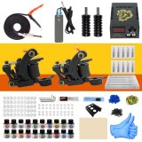 2 Black Tattoo Machine Kit