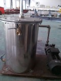 Vacuum tank for extrusion