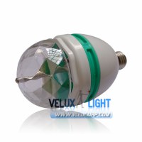 Crystal magic color rotating bulbs