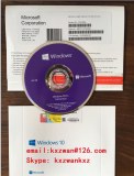 Wholesale Win 10 pro oem pack 100% online activation key, oem box dvd+coa package.