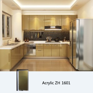 High gloss kitchen cabinet