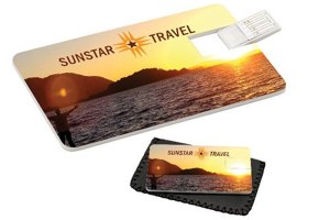 Credit card USB flash drive